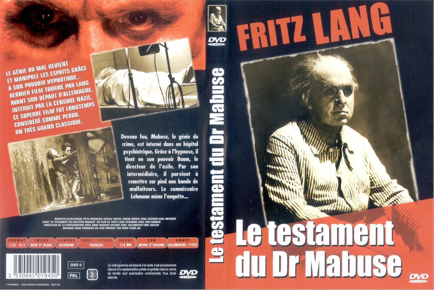 Le Testament Du Docteur Mabuse